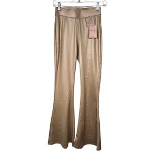 NWT New Mix Mocha Flare Leg Pants S